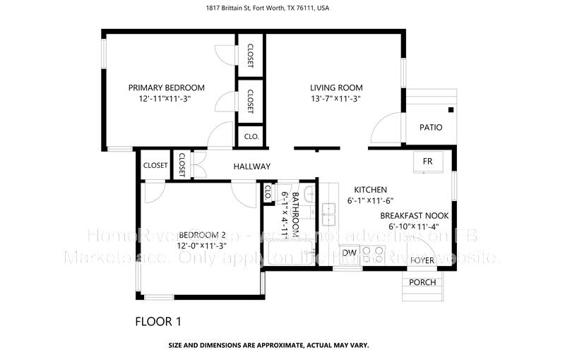 House for rent at 1817 Brittain St, Fort Worth, TX 76111