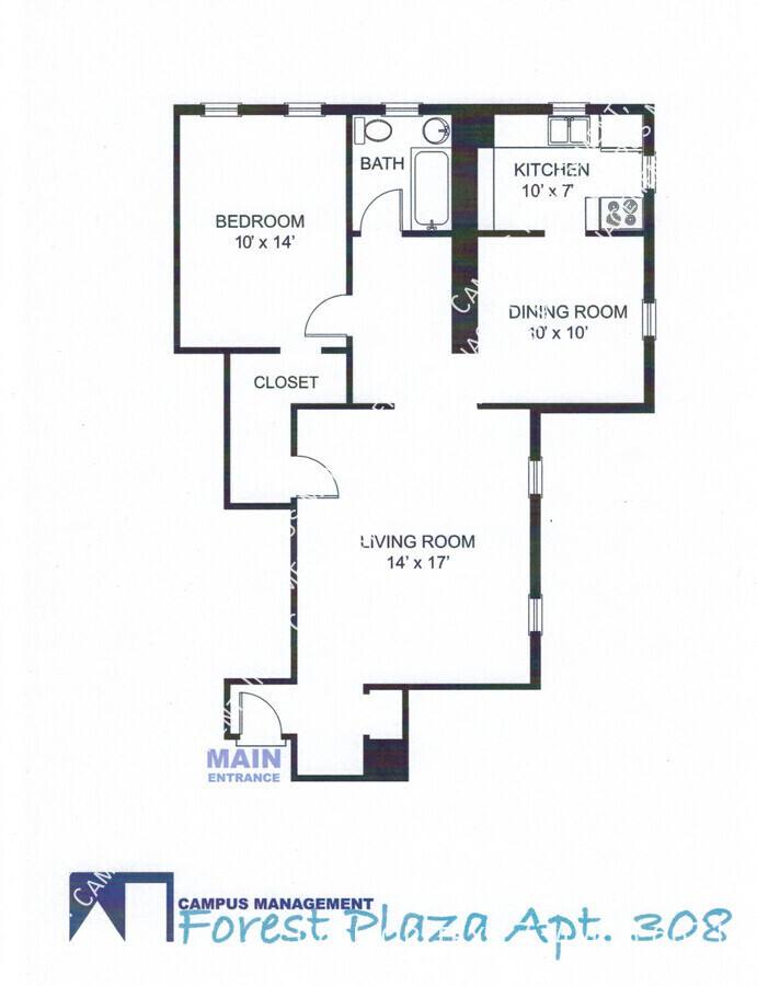 Apartment for rent at 715 S Forest Ave, Ann Arbor, MI 48104