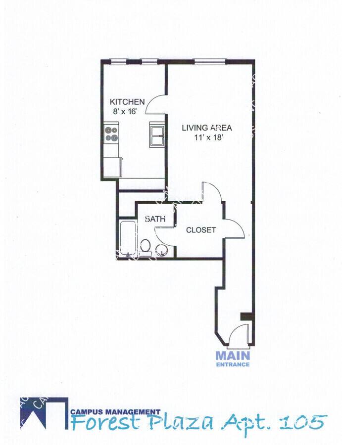 Apartment for rent at 715 S Forest Ave, Ann Arbor, MI 48104