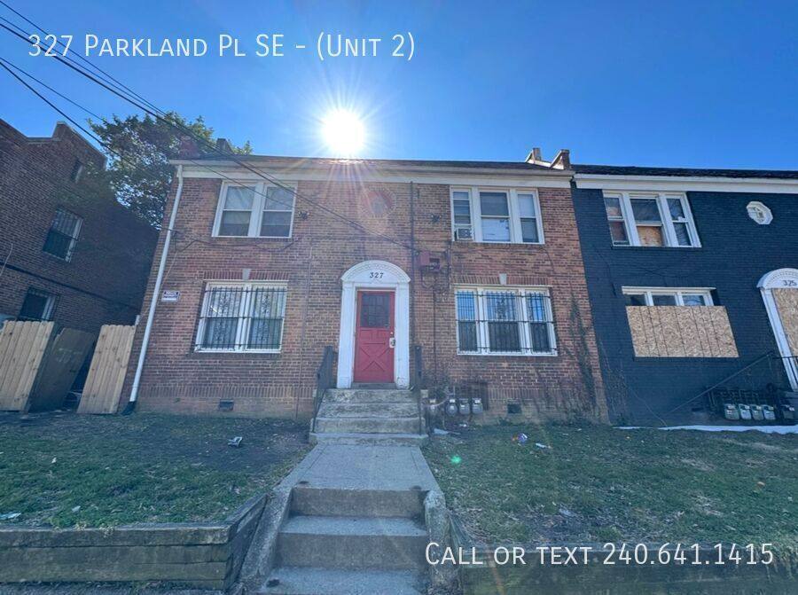 Apartment for rent at 327 Parkland Place SE #3, Washington, DC 20032