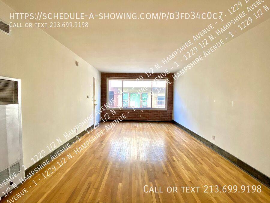 Apartment for rent at 1229 1 2 N Hampshire Ave #1, Los Angeles, CA 90029