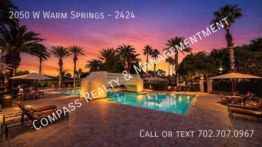 Condo for rent at 2050 W Warm Springs #2422, Henderson, NV 89014