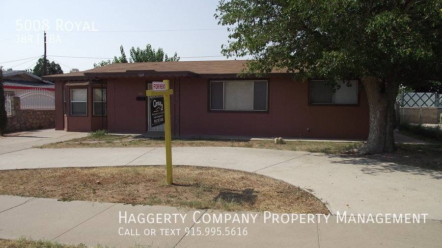 House for rent at 5008 Royal, El Paso, TX 79924