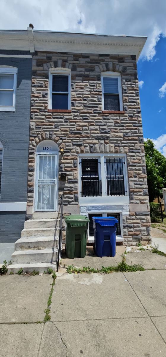 Townhouse for rent at 1301 N Milton Ave, Baltimore, MD 21213