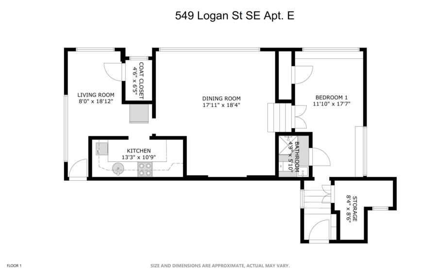 Apartment for rent at 549 Logan St SE E, Grand Rapids, MI 49503