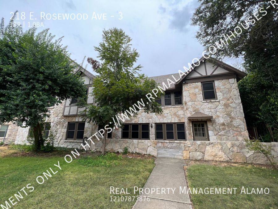 Apartment for rent at 218 E Rosewood Ave #3, San Antonio, TX 78212