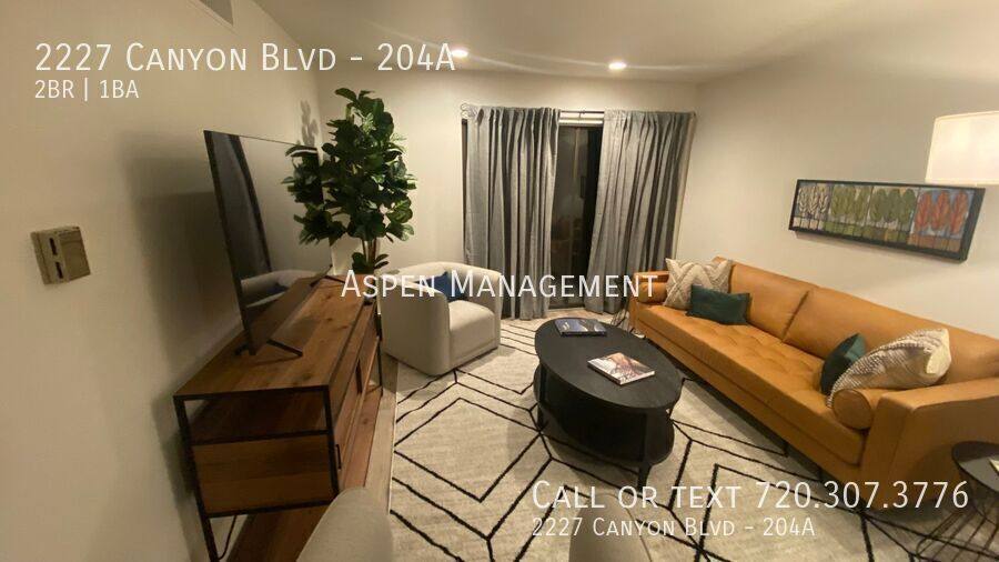 Condo for rent at 2227 Canyon Blvd #204A, Boulder, CO 80302