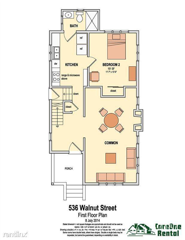 House for rent at 536 Walnut St, Ann Arbor, MI 48104