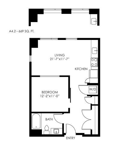 Apartment for rent at 203 Concord Turnpike, Cambridge, MA 02140