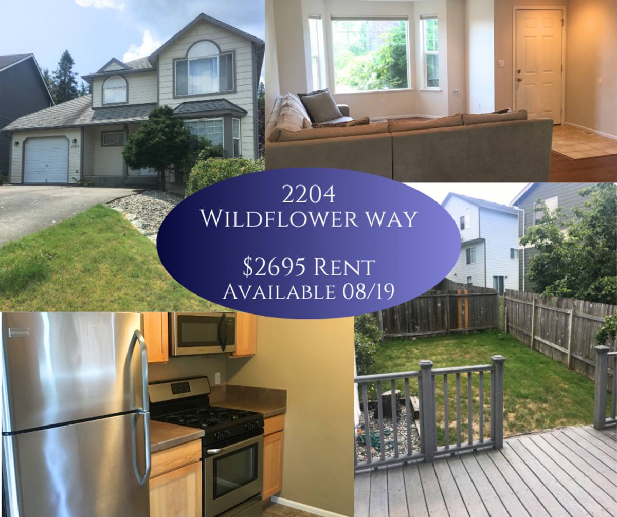 House for rent at 2204 Wildflower Way, Bellingham, WA 98229