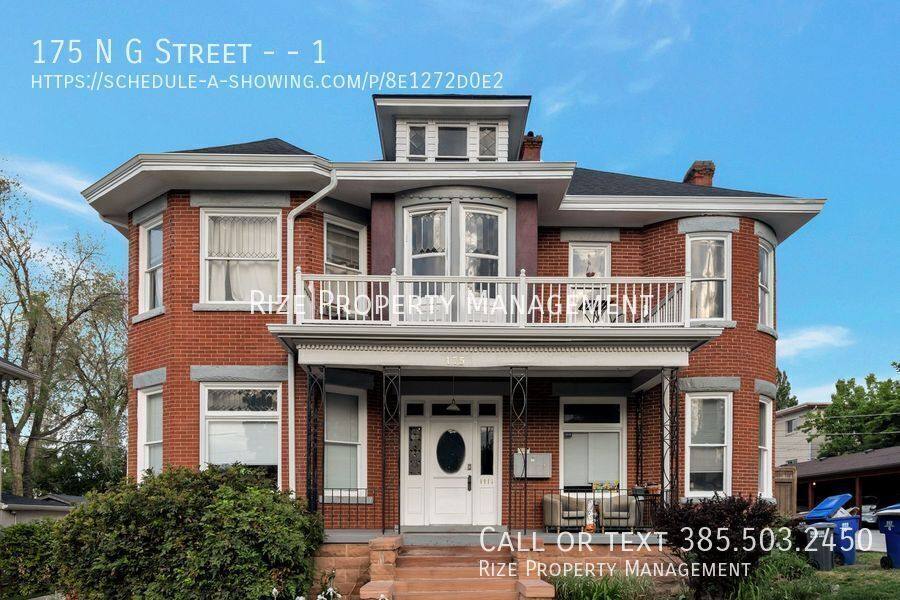 Apartment for rent at 175 N G St #1, Salt Lake City, UT 84111