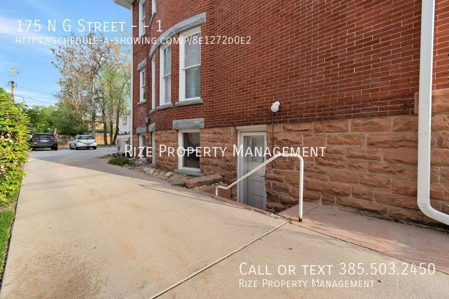 Apartment for rent at 175 N G St #1, Salt Lake City, UT 84111