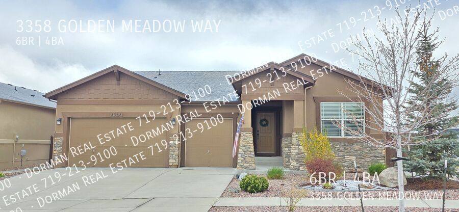 House for rent at 3358 Golden Meadow Way, Colorado Springs, CO 80908