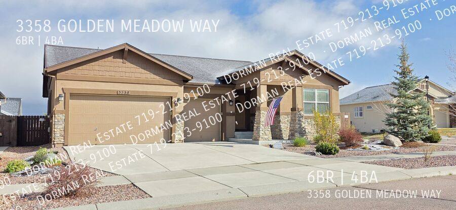 House for rent at 3358 Golden Meadow Way, Colorado Springs, CO 80908