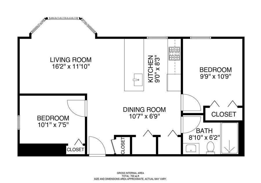 Condo for rent at 837 N Wolcott Ave #2R, Chicago, IL 60622