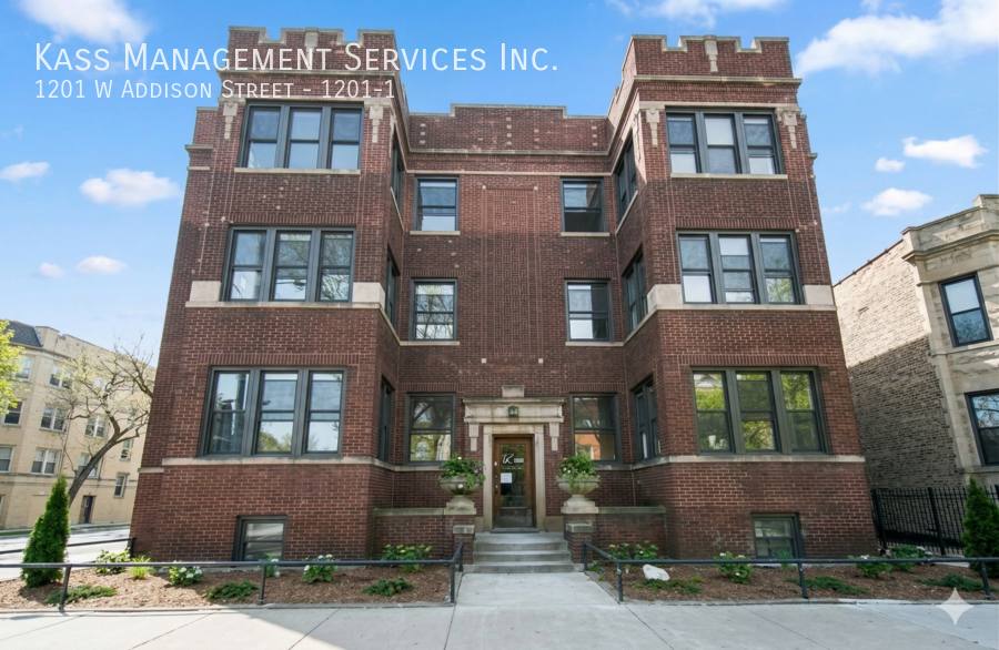 Apartment for rent at 1201 W Addison St #1, Chicago, IL 60613