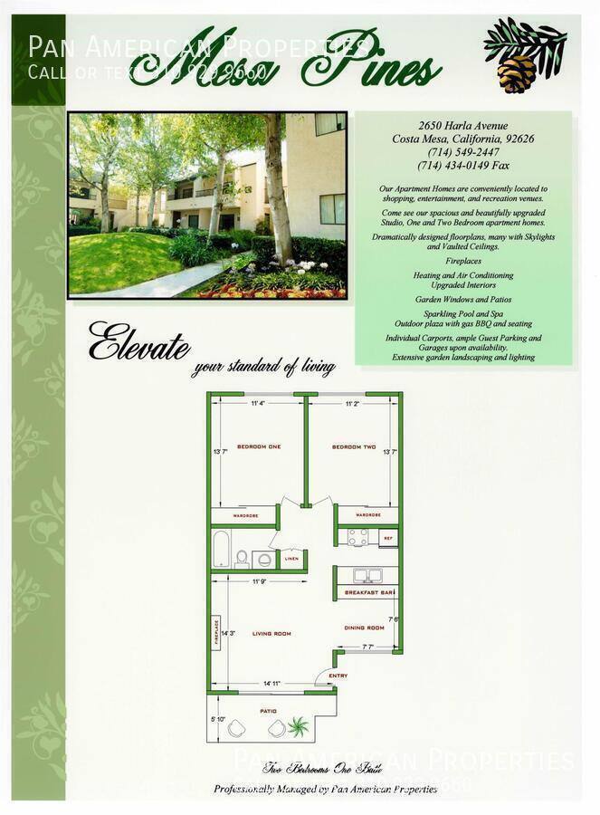 Apartment for rent at 2650 Harla Ave #A202, Costa Mesa, CA 92626