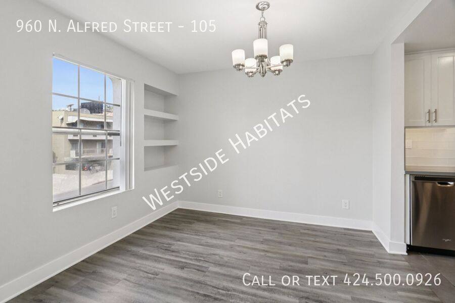 Apartment for rent at 960 N Alfred St #105, West Hollywood, CA 90069