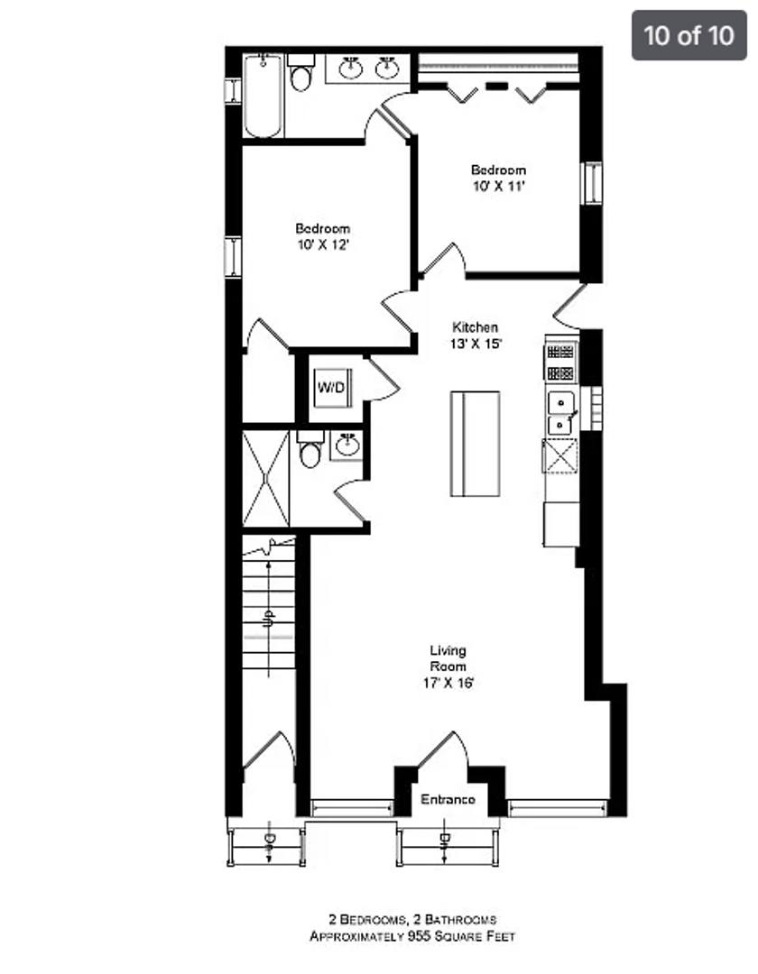 Apartment for rent at 1711 S Carpenter St, Chicago, IL 60608