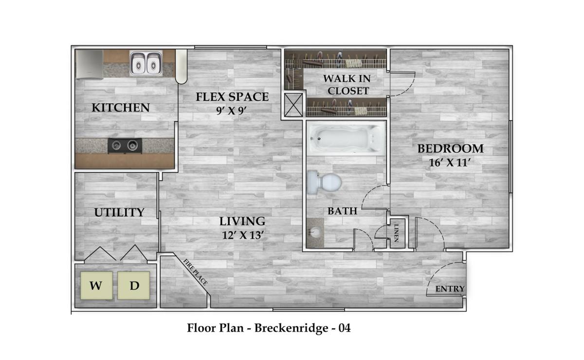 Apartment for rent at 535 Seminar Dr, Houston, TX 77060