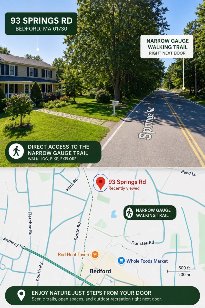 Apartment for rent at 93 Springs Rd, Bedford, MA 01730