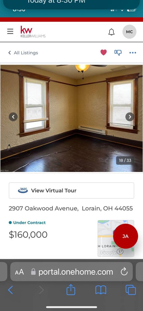 Apartment for rent at 2907 Oakwood Ave #1, Lorain, OH 44055