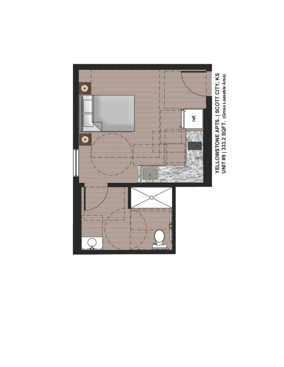 Apartment for rent at 102 S Main, Scott City, KS 67871