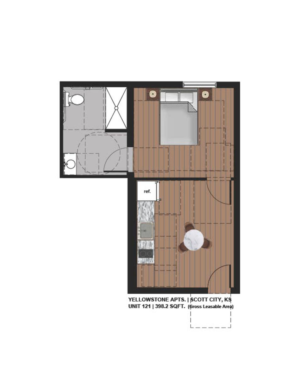 Apartment for rent at 102 S Main, Scott City, KS 67871