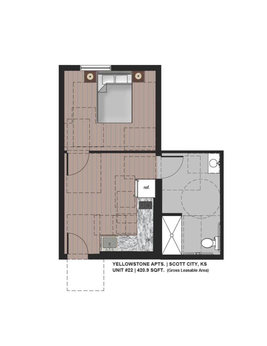 Apartment for rent at 102 S Main, Scott City, KS 67871
