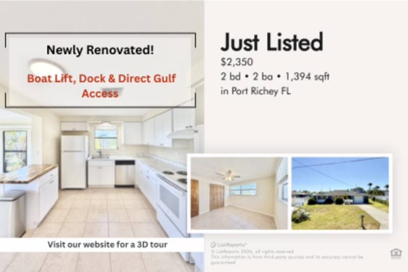 House for rent at 8026 Brighton Dr, Port Richey, FL 34668