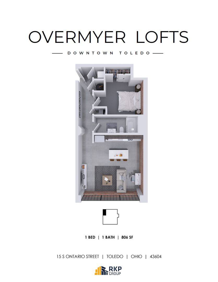 Apartment for rent at 15 S Ontario St, Toledo, OH 43604