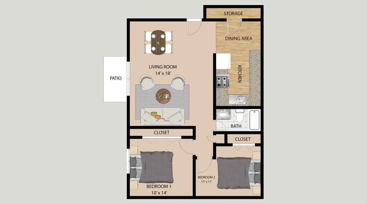 Apartment for rent at 1 E Bradford Rd, Joliet, IL 60433