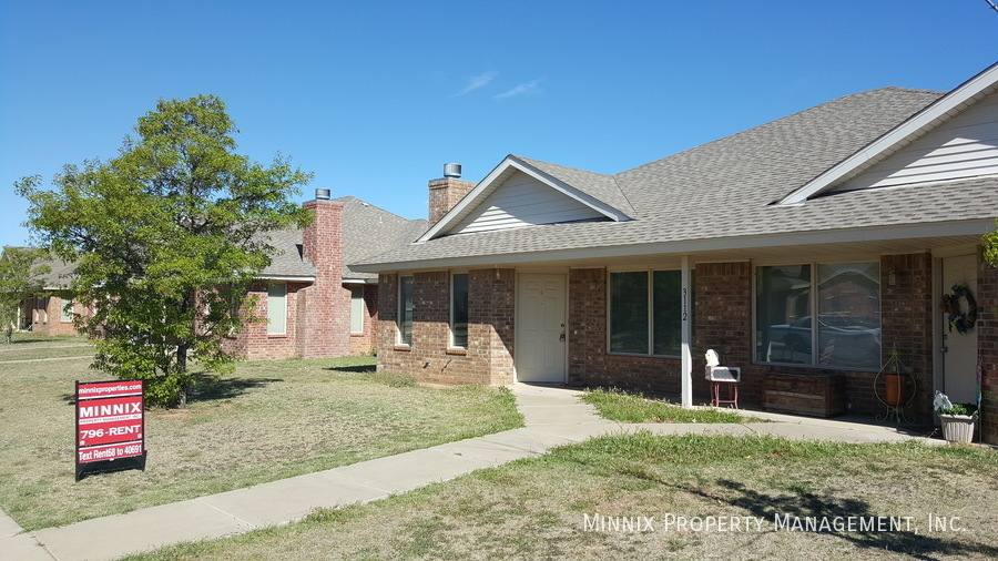 Townhouse for rent at 3112 110th St #B, Lubbock, TX 79423