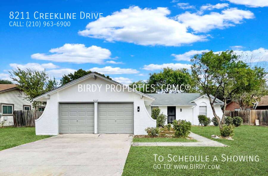 House for rent at 8211 Creekline Dr, San Antonio, TX 78251