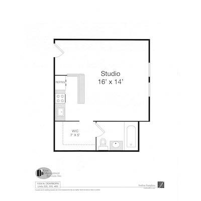Apartment for rent at 1504 N Dearborn Parkway #205, Chicago, IL 60610
