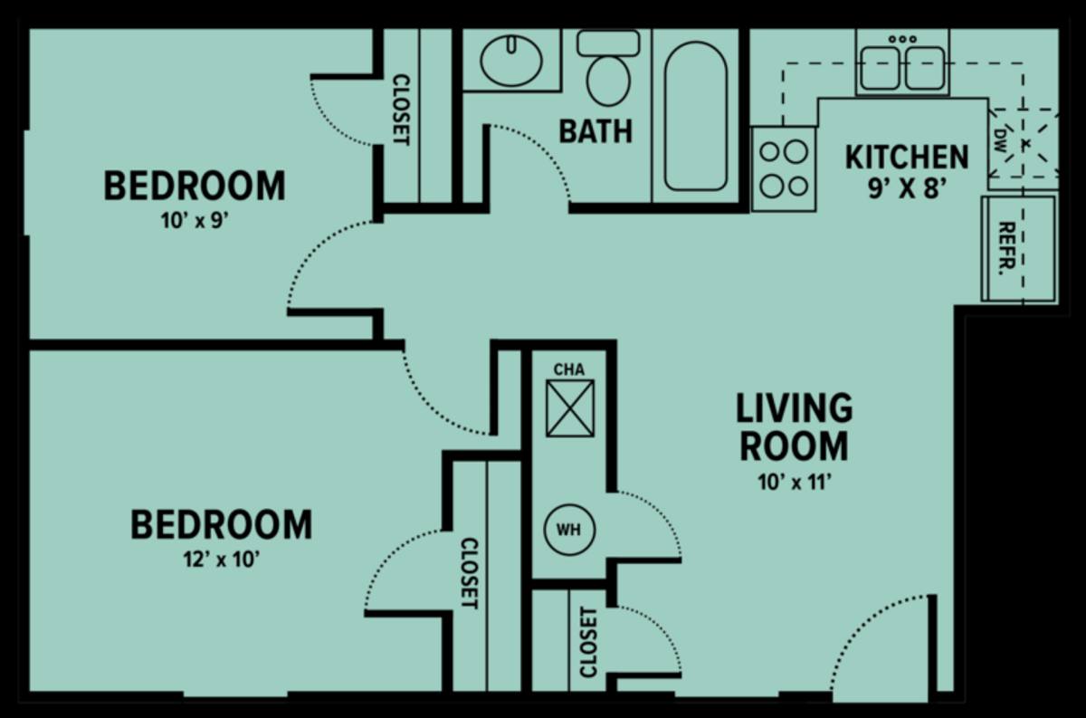 Apartment for rent at 1212 N 2nd Ave, Durant, OK 74701