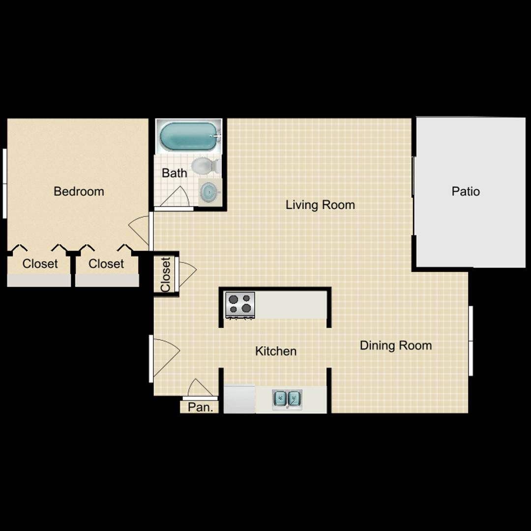 Apartment for rent at 1348 Jefferson Dr, Port Arthur, TX 77642