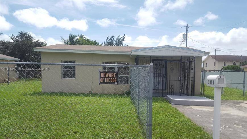 House for rent at 3310 NW 214th St, Miami Gardens, FL 33056