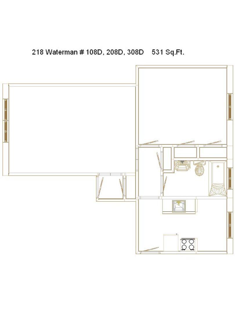 Apartment for rent at 218 Waterman St, Providence, RI 02906