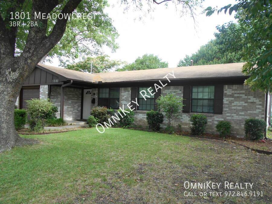 House for rent at 1801 Meadowcrest, Garland, TX 75042