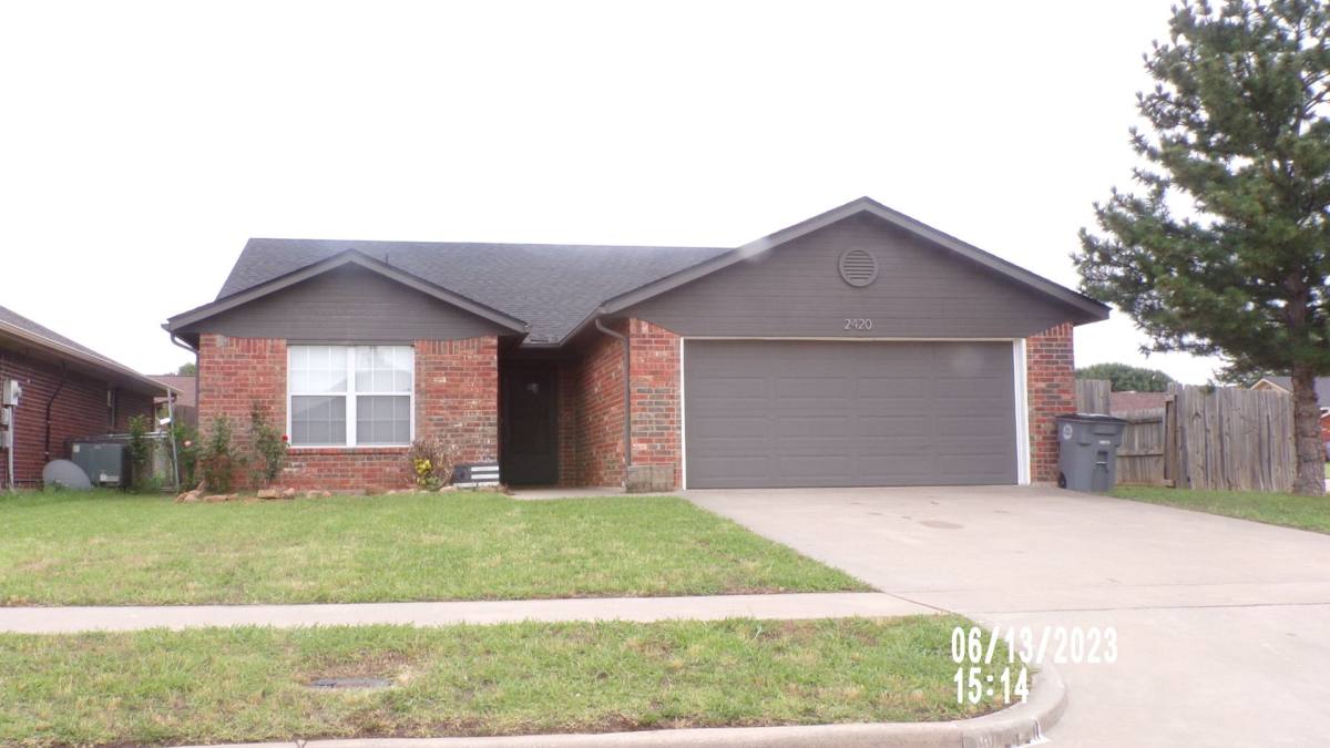 House for rent at 2420 SW 44th St, Lawton, OK 73505