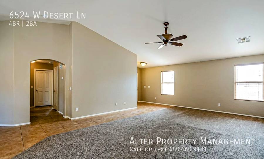 House for rent at 6524 W Desert Lane, Laveen, AZ 85339