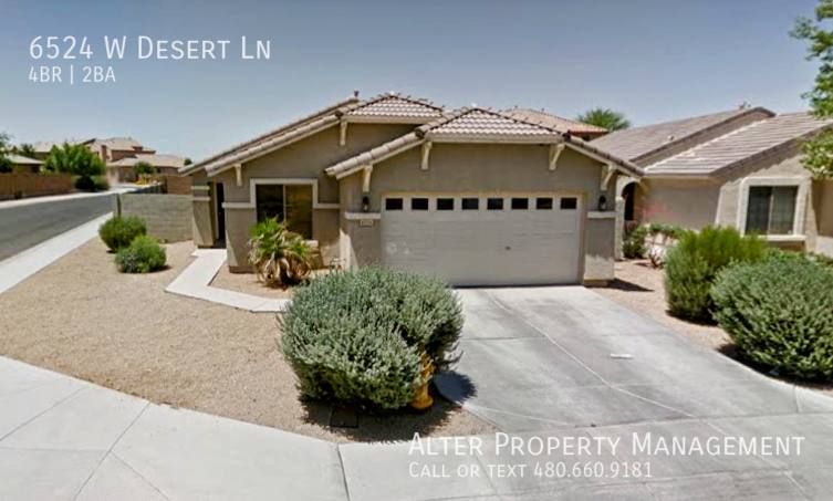 House for rent at 6524 W Desert Lane, Laveen, AZ 85339