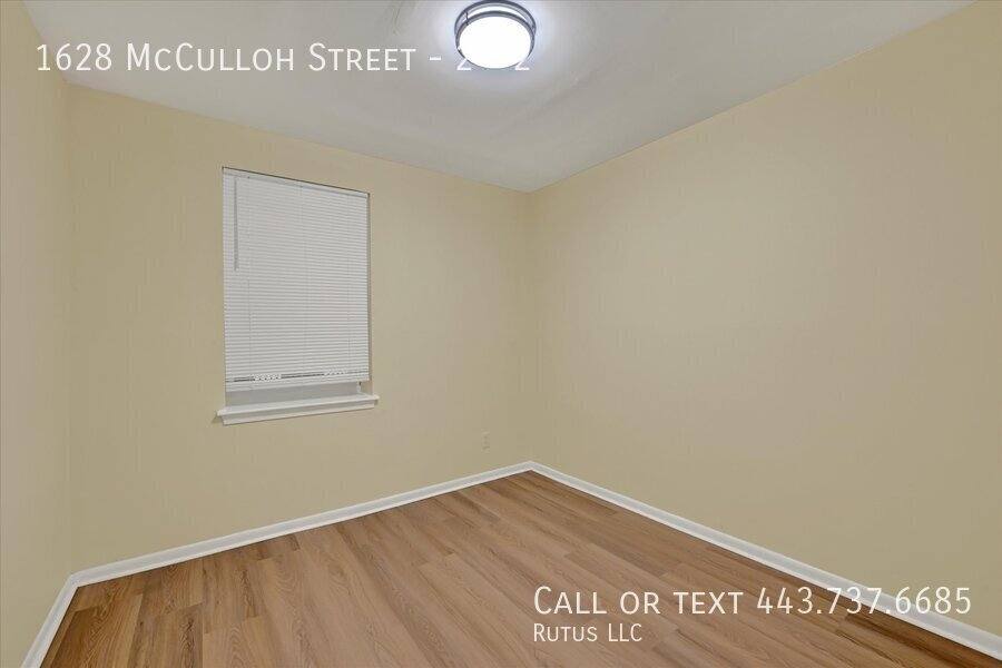 Townhouse for rent at 1628 McCulloh St #2, Baltimore, MD 21217