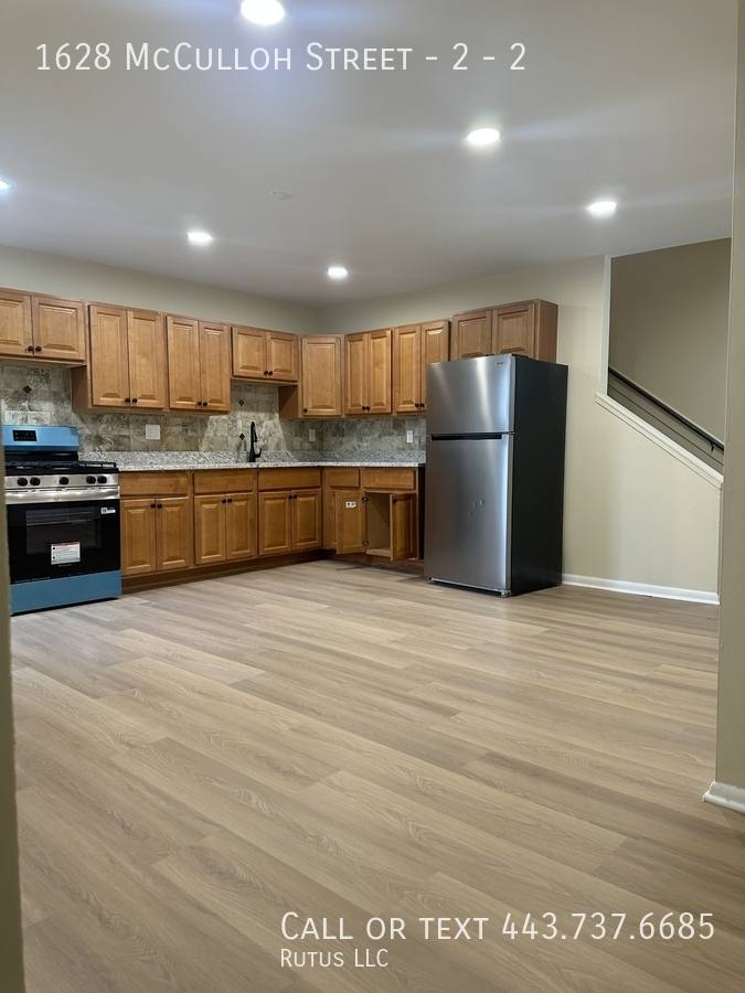 Townhouse for rent at 1628 McCulloh St #2, Baltimore, MD 21217