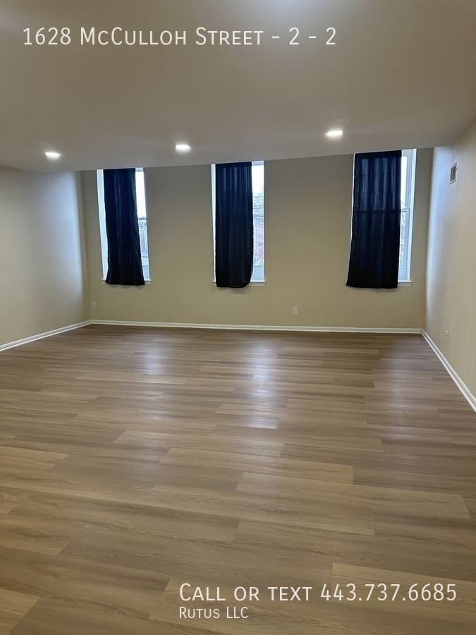 Townhouse for rent at 1628 McCulloh St #2, Baltimore, MD 21217