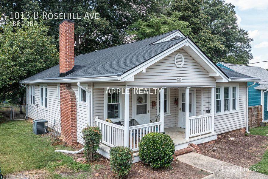 House for rent at 1013 B Rosehill Ave, Durham, NC 27705