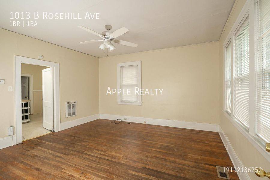 House for rent at 1013 B Rosehill Ave, Durham, NC 27705