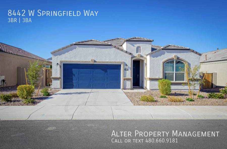House for rent at 8442 W Springfield Way, Florence, AZ 85132