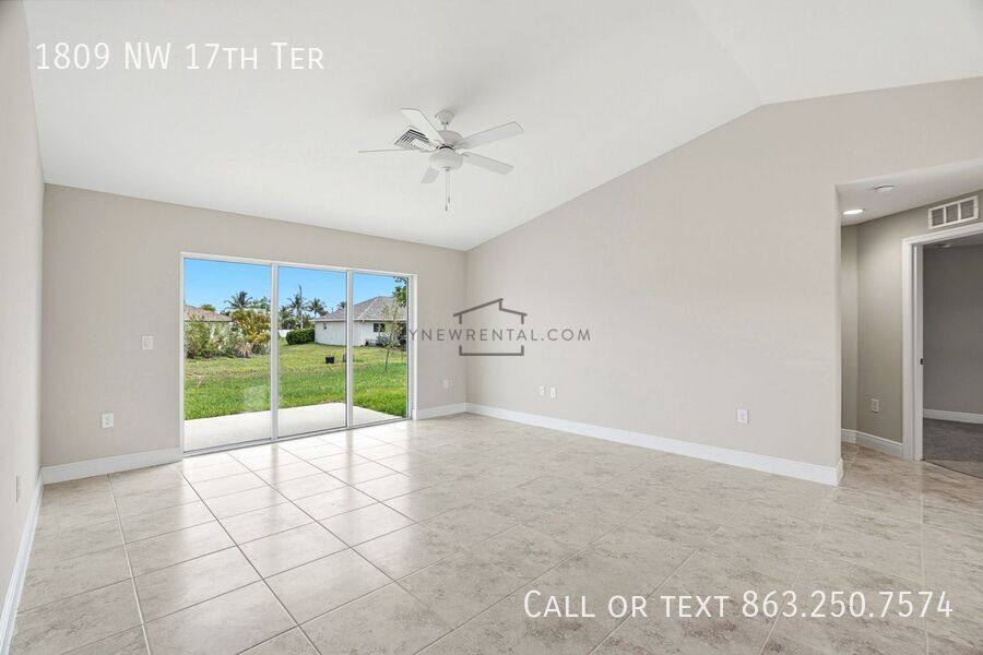 House for rent at 1809 NW 17th Terrace, Cape Coral, FL 33993